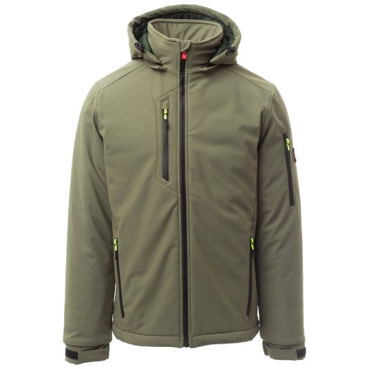 KURTKA SOFTSHELL CREEK PAD - ZIELONY WOJSKOWY-ZIELONY