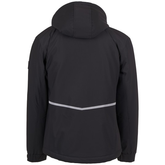 KURTKA SOFTSHELL CREEK ULTRALITE PAD - ANTRACYTOWY-CZARNY