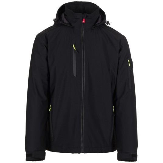 KURTKA SOFTSHELL CREEK ULTRALITE PAD - CZARNY-CZARNY