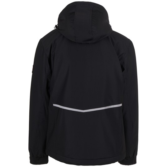 KURTKA SOFTSHELL CREEK ULTRALITE PAD - CZARNY-CZARNY