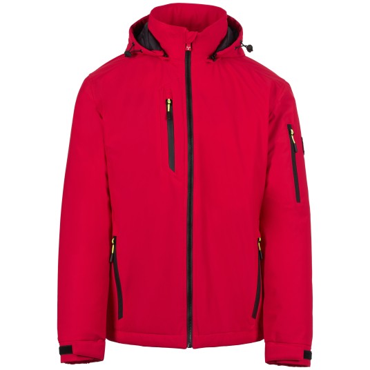 KURTKA SOFTSHELL CREEK ULTRALITE PAD - CZERWONY-CZARNY