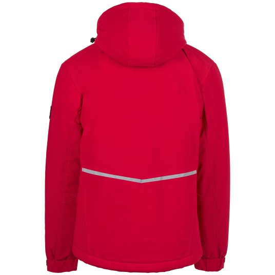 KURTKA SOFTSHELL CREEK ULTRALITE PAD - CZERWONY-CZARNY
