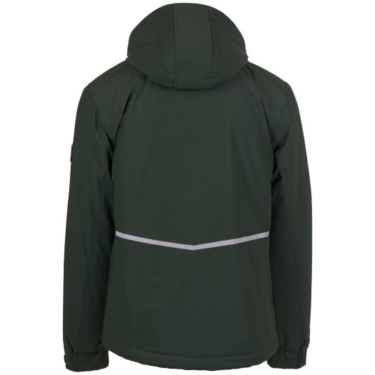 KURTKA SOFTSHELL CREEK ULTRALITE PAD - LEŚNA ZIELEŃ-CZARNY