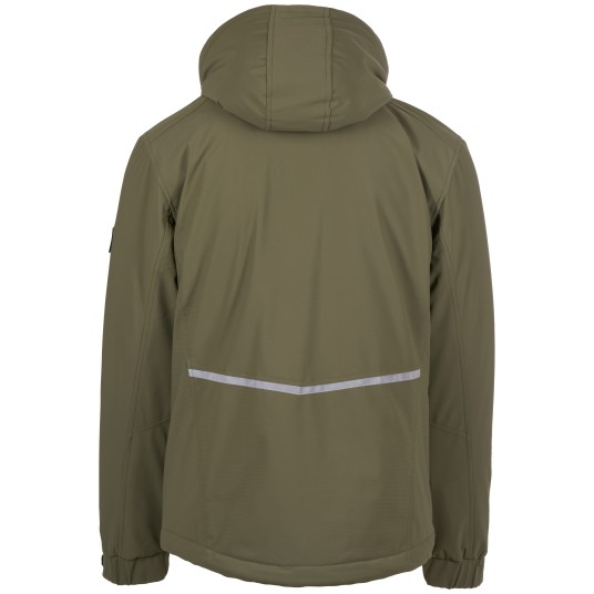 KURTKA SOFTSHELL CREEK ULTRALITE PAD - ZIELONY WOJSKOWY-ZIELONY