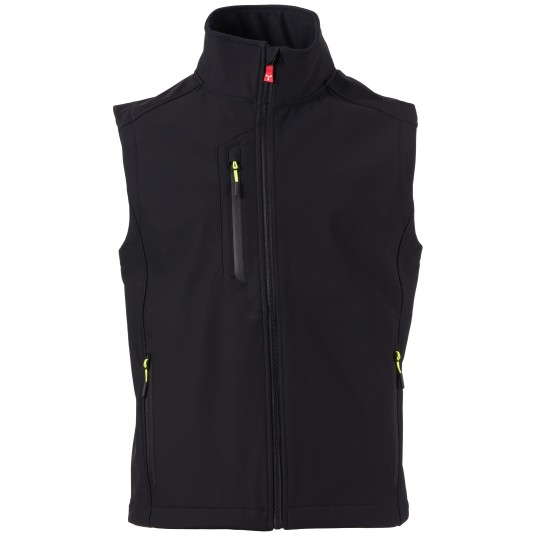KURTKA SOFTSHELL CREEK VEST - CZARNY