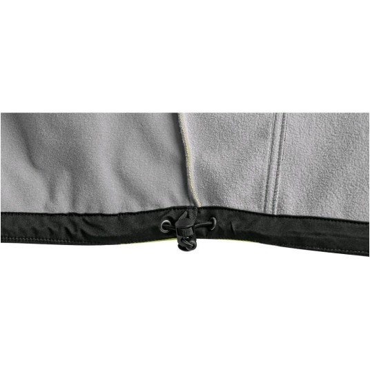 KURTKA SOFTSHELL CXS BENSON OSTRZEGAWCZA - POMARAŃCZOWO-CZARNY