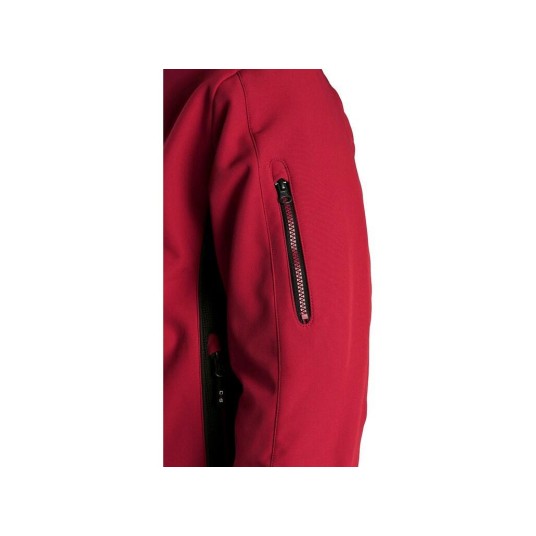 KURTKA SOFTSHELL CXS DURHAM MĘSKA - CZERWONO-CZARNY