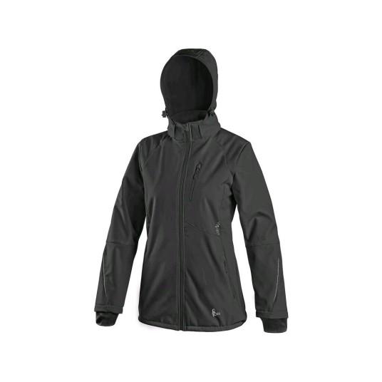 KURTKA SOFTSHELL CXS NEVADA DAMSKA - CZARNY