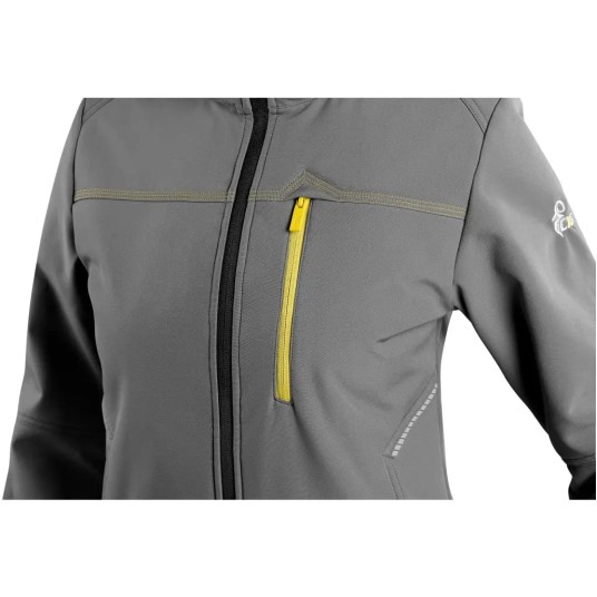 KURTKA SOFTSHELL CXS STRETCH DAMSKA - SZARY