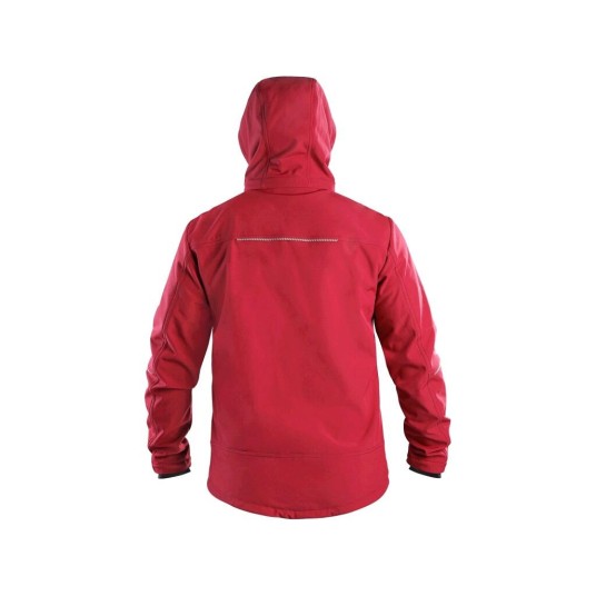 KURTKA SOFTSHELL CXS STRETCH MĘSKA - CZERWONY