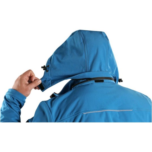 KURTKA SOFTSHELL CXS STRETCH MĘSKA - NIEBIESKI