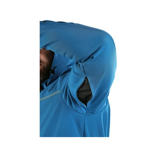 KURTKA SOFTSHELL CXS STRETCH MĘSKA - NIEBIESKI
