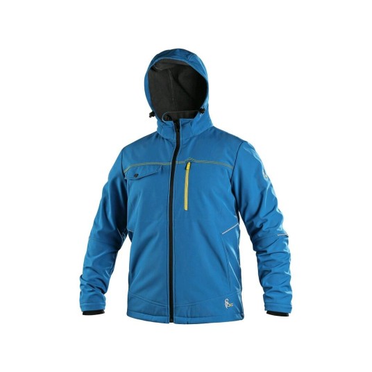 KURTKA SOFTSHELL CXS STRETCH MĘSKA - NIEBIESKI