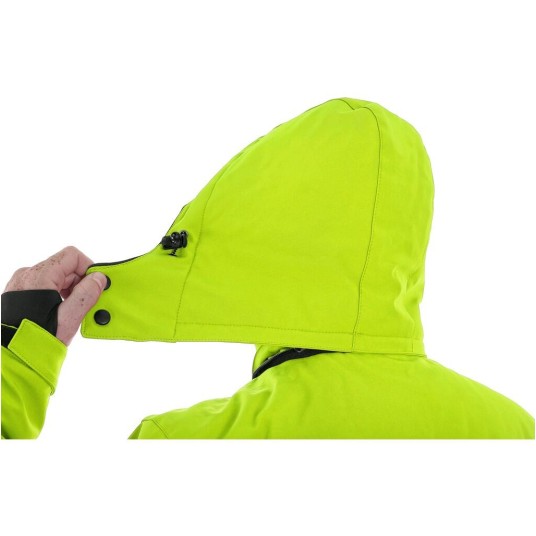 KURTKA SOFTSHELL CXS VEGAS MĘSKA ZIMOWA - ŻÓŁTO-CZARNY