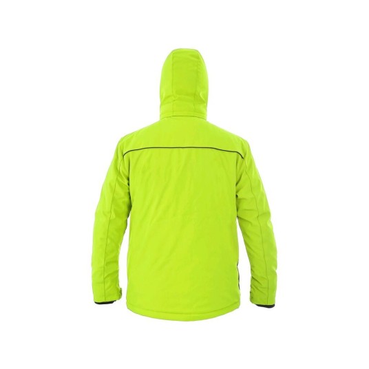 KURTKA SOFTSHELL CXS VEGAS MĘSKA ZIMOWA - ŻÓŁTO-CZARNY