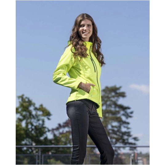 KURTKA SOFTSHELL DAMSKA ARDON CITYCONIC - LIME