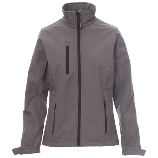KURTKA SOFTSHELL DUBLIN LADY - SZARY STALOWY