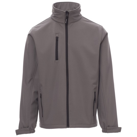 KURTKA SOFTSHELL DUBLIN - SZARY STALOWY