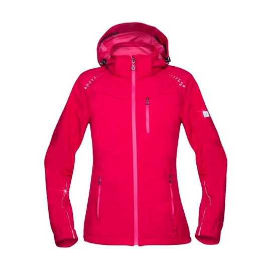 KURTKA SOFTSHELL FLORET DAMSKA - RÓŻOWY