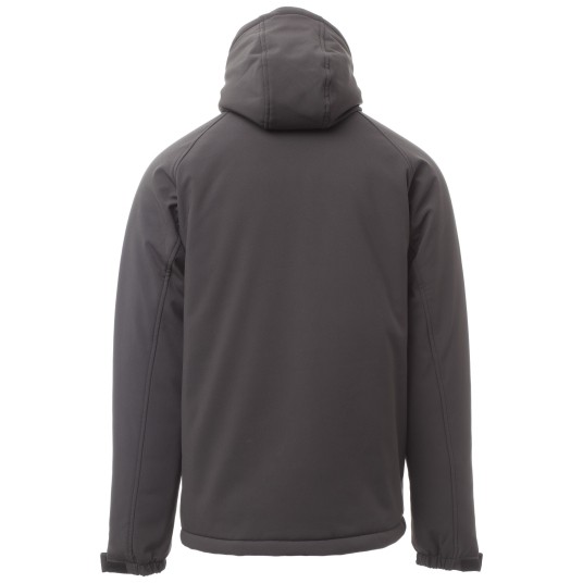 KURTKA SOFTSHELL GALE PAD - ANTRACYTOWY-CZARNY