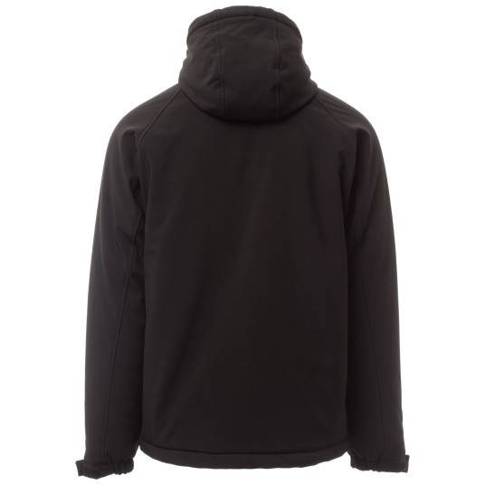 KURTKA SOFTSHELL GALE PAD - CZARNY-CZARNY