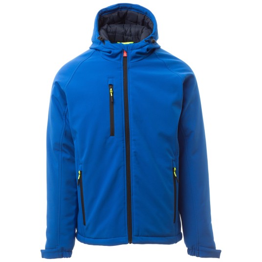 KURTKA SOFTSHELL GALE PAD - KRÓLEWSKI NIEBIESKI-GRANATOWY