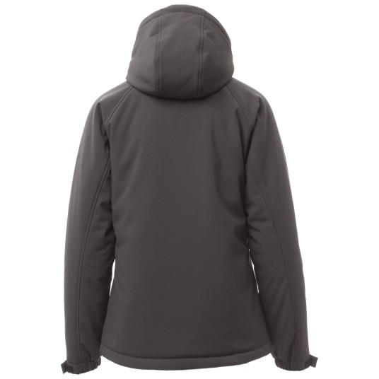 KURTKA SOFTSHELL GALE PAD LADY - ANTRACYTOWY-CZARNY