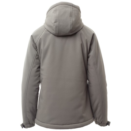 KURTKA SOFTSHELL GALE PAD LADY - ZADYMIONY-CZARNY