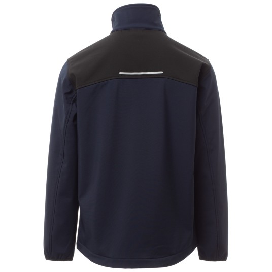 KURTKA SOFTSHELL GALWAY - GRANATOWY-CZARNY