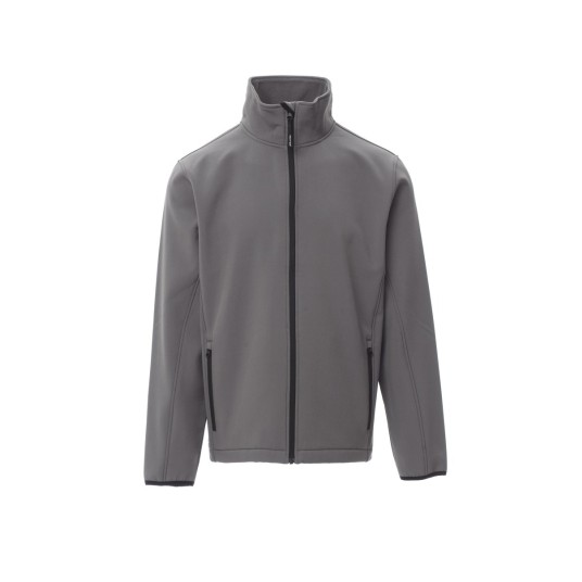 KURTKA SOFTSHELL MĘSKA PERTH - SZARY STALOWY