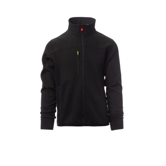 KURTKA SOFTSHELL MĘSKA TRAVEL - CZARNY/CZARNY