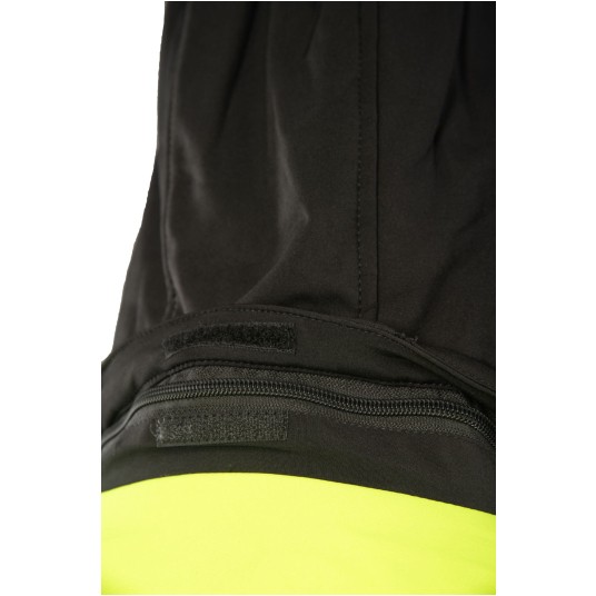 KURTKA SOFTSHELL OCIEPLANA SEVEN KINGS RIVAL - CZARNY-ŻÓŁTY