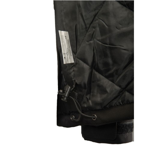 KURTKA SOFTSHELL OCIEPLANA SEVEN KINGS RIVAL - CZARNY-ŻÓŁTY