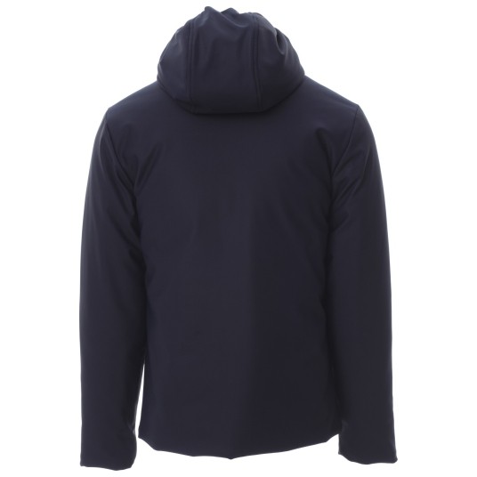 KURTKA SOFTSHELL OREGON - GRANATOWY-CZERWONY