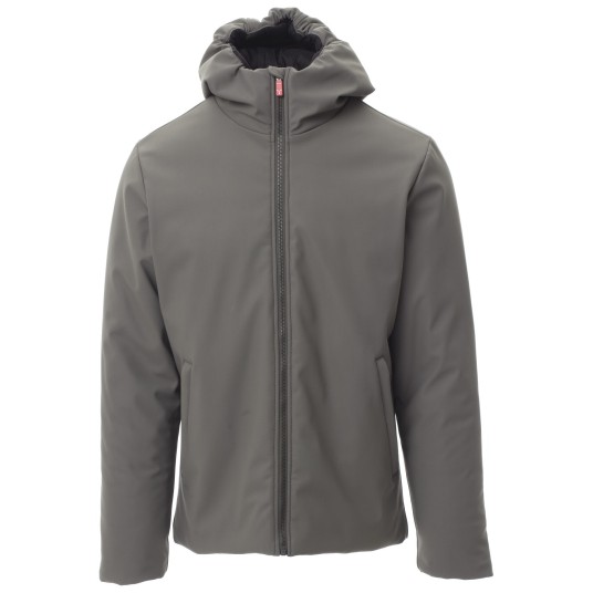 KURTKA SOFTSHELL OREGON - ZADYMIONY-CZARNY
