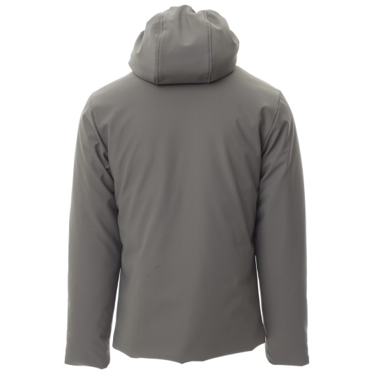 KURTKA SOFTSHELL OREGON - ZADYMIONY-CZARNY