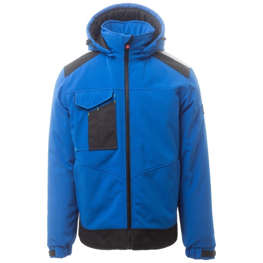 KURTKA SOFTSHELL PERFORMER PAD - KRÓLEWSKI NIEBIESKI-CZARNY