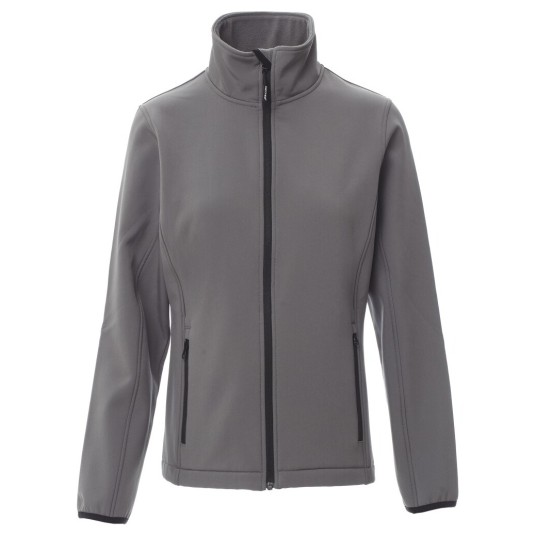 KURTKA SOFTSHELL PERTH LADY - SZARY STALOWY