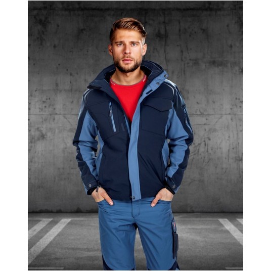 KURTKA SOFTSHELL R8ED+ - NIEBIESKI