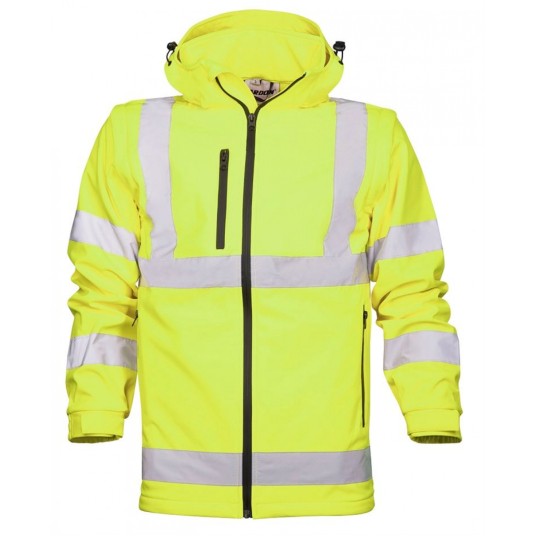 KURTKA SOFTSHELL REF501 HI-VIZ