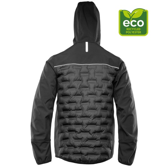 KURTKA SOFTSHELL SEVEN KINGS ECO NEXO - CZARNY