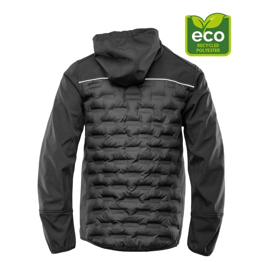 KURTKA SOFTSHELL SEVEN KINGS ECO NEXO - CZARNY