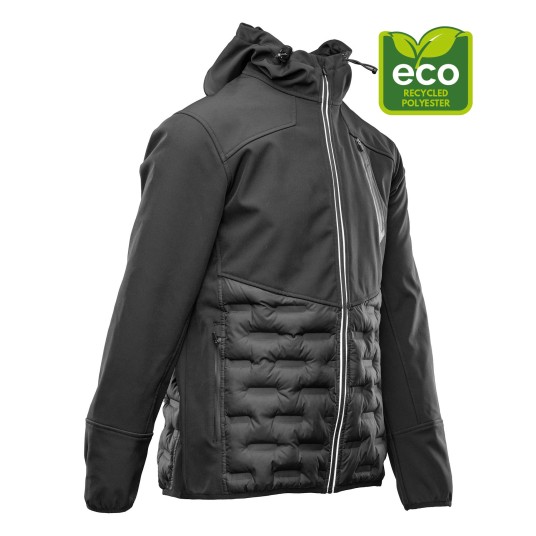 KURTKA SOFTSHELL SEVEN KINGS ECO NEXO - CZARNY