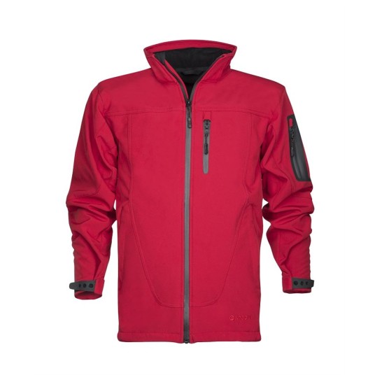 KURTKA SOFTSHELL SPIRIT - CZERWONY - 176-182CM