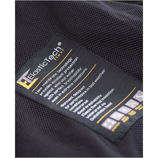 KURTKA SOFTSHELL SPIRIT ZIMOWA - CZARNY