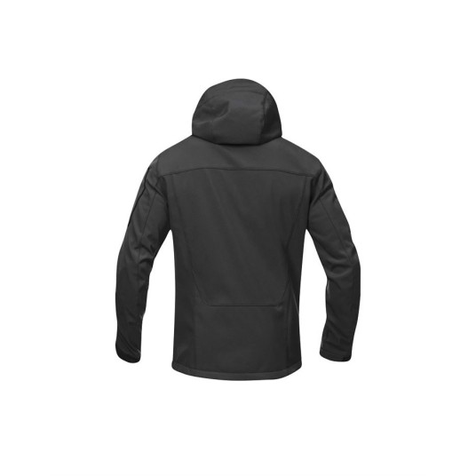 KURTKA SOFTSHELL SPIRIT ZIMOWA - CZARNY