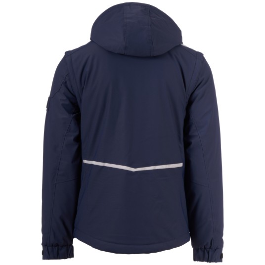 KURTKA SOFTSHELL STREAM 2IN1 LITE PAD - GRANATOWY-CZARNY