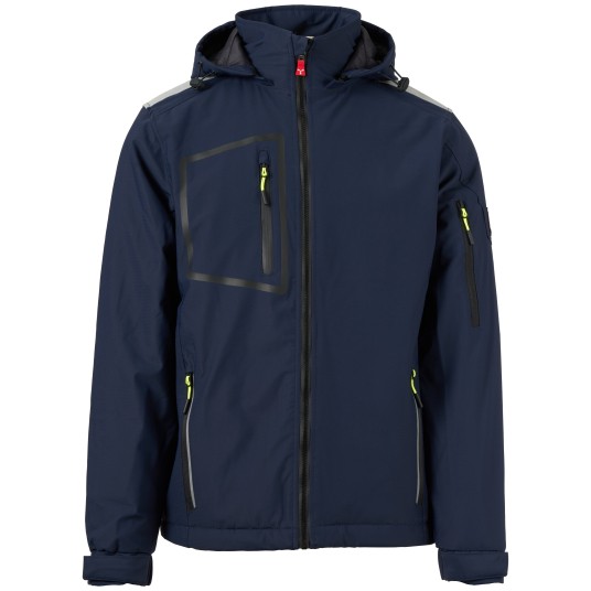 KURTKA SOFTSHELL STREAM LITE PAD - GRANATOWY-CZARNY