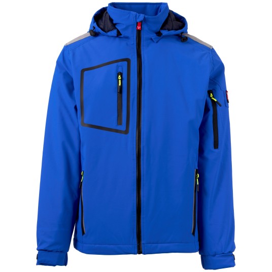 KURTKA SOFTSHELL STREAM LITE PAD - KRÓLEWSKI NIEBIESKI-GRANATOWY