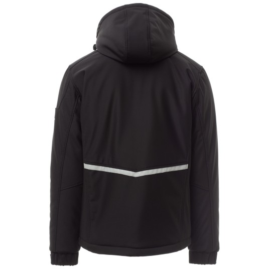 KURTKA SOFTSHELL STREAM PAD - CZARNY-CZARNY